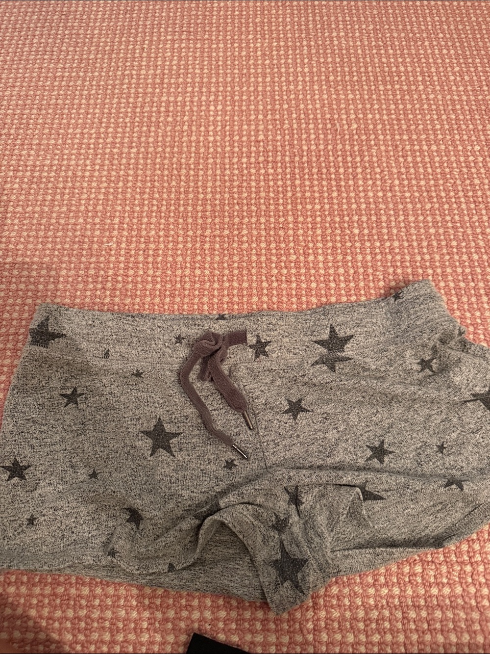 PJ Salvage Grey Star-Print Kids Shorts with Drawstring